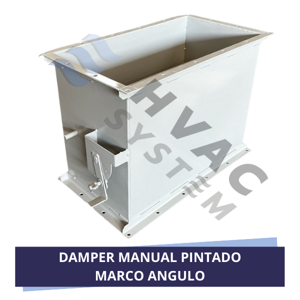DAMPER MANUAL PINTADO MARCO ANGULO