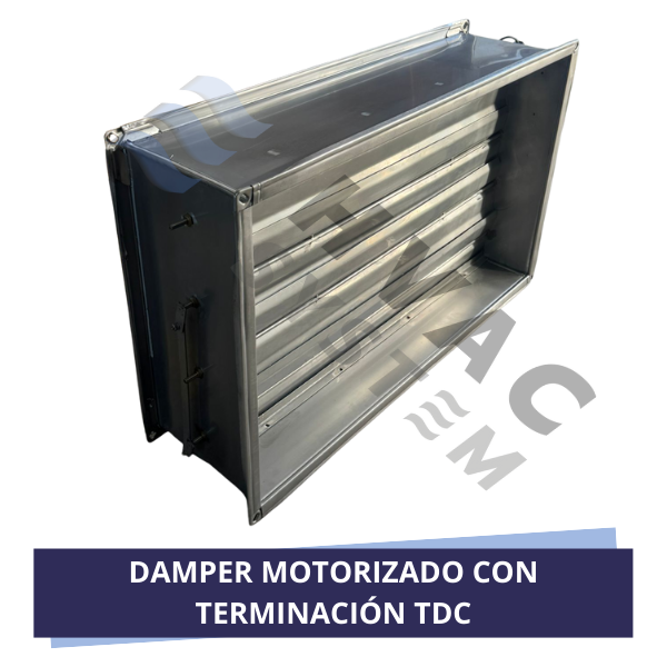 DAMPER MOTORIZADO CON TERMINACIÓN TDC (3)