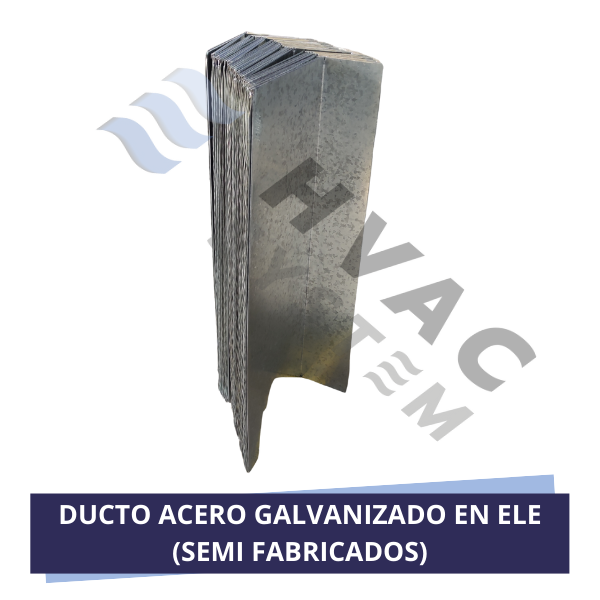 DUCTO ACERO GALVANIZADO EN ELE (SEMI FABRICADOS